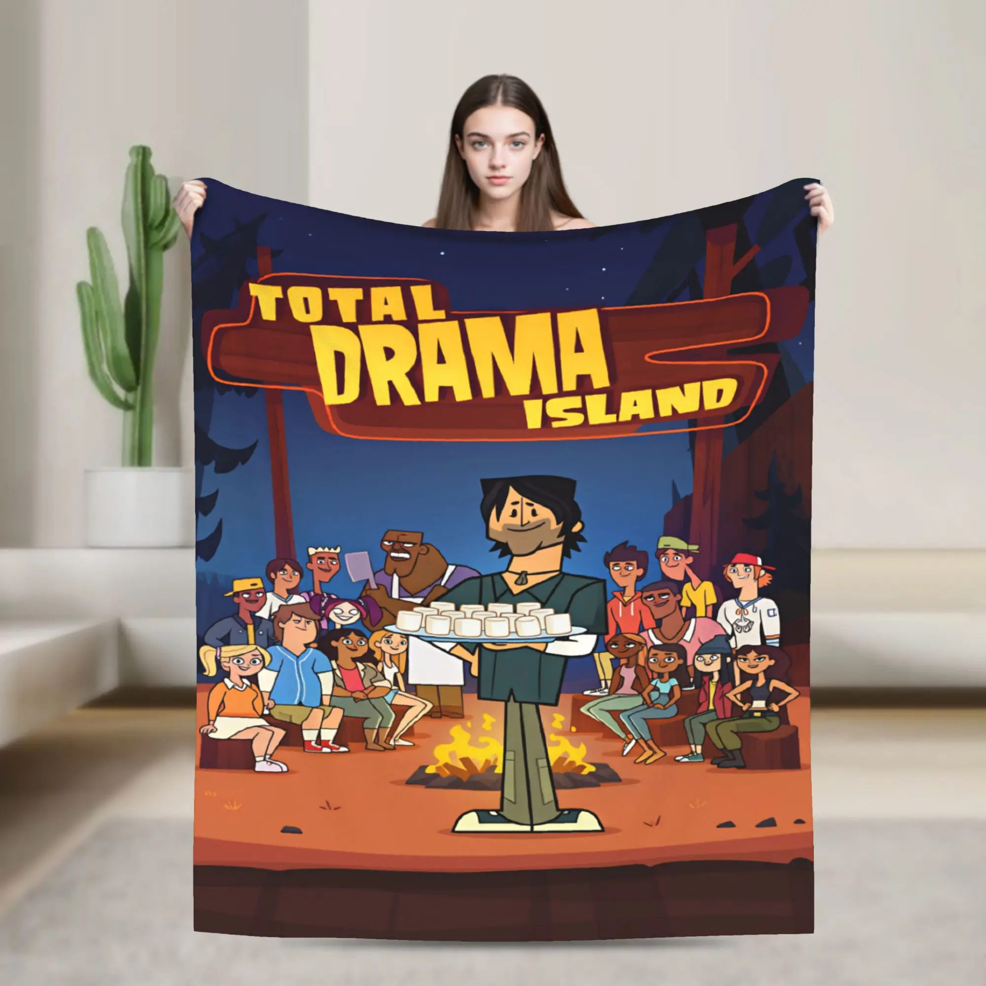 Totals Dramas Harold Knitted Blanket  Travel Office Flannel Throw Blanket For Couch Chair Warm Soft Custom Quality Bedspread