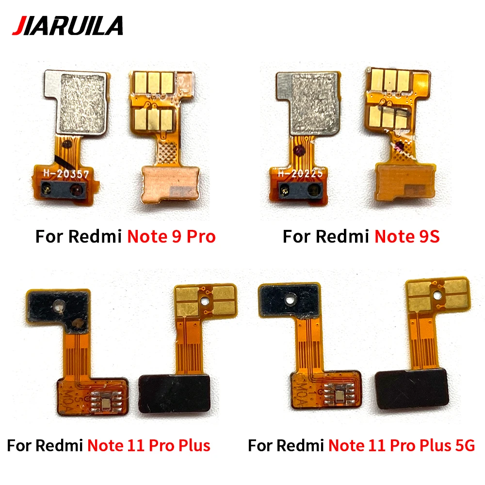 

Tested Well For Xiaomi Redmi Note 9S 8 11 Pro Plus / Poco X3 Proximity Light Sensor Flex Cable Distance Sensing Connector