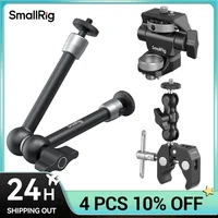 SmallRig Cámara DSLR Soporte de monitor de cámara ajustable Soporte de monitor ajustable giratorio e inclinable con soporte estilo ARRI 2903