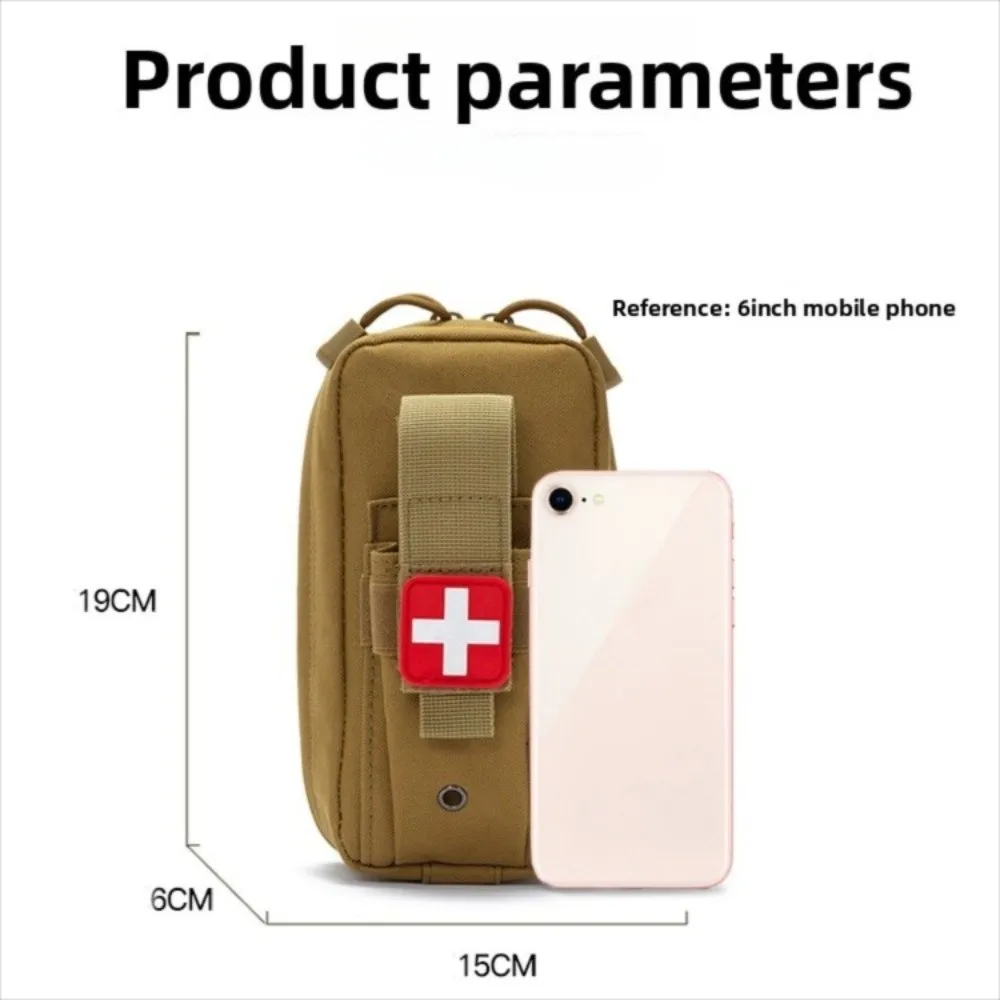 Portable First Aid Kit Drop Leg Platform Wear Resistant Emergency Rescue Kit Lightweight Utility Tool Bag