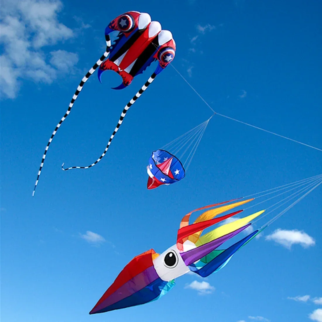 3M Squid Soft Kite Thread Festival Performance Professional 30D Tear Resistant and Easy To Fly Nylon Fabric (wholesale Accepted)