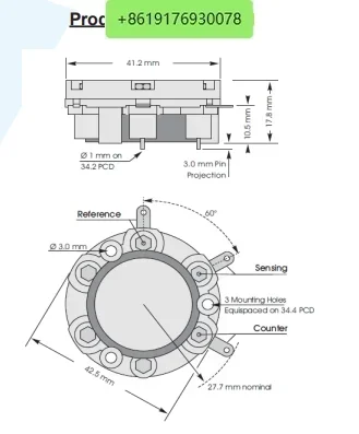 

Датчик угарного газа (CO) AB008-J38, 3-электродный электрохимический, 0-40 000 ppm CO