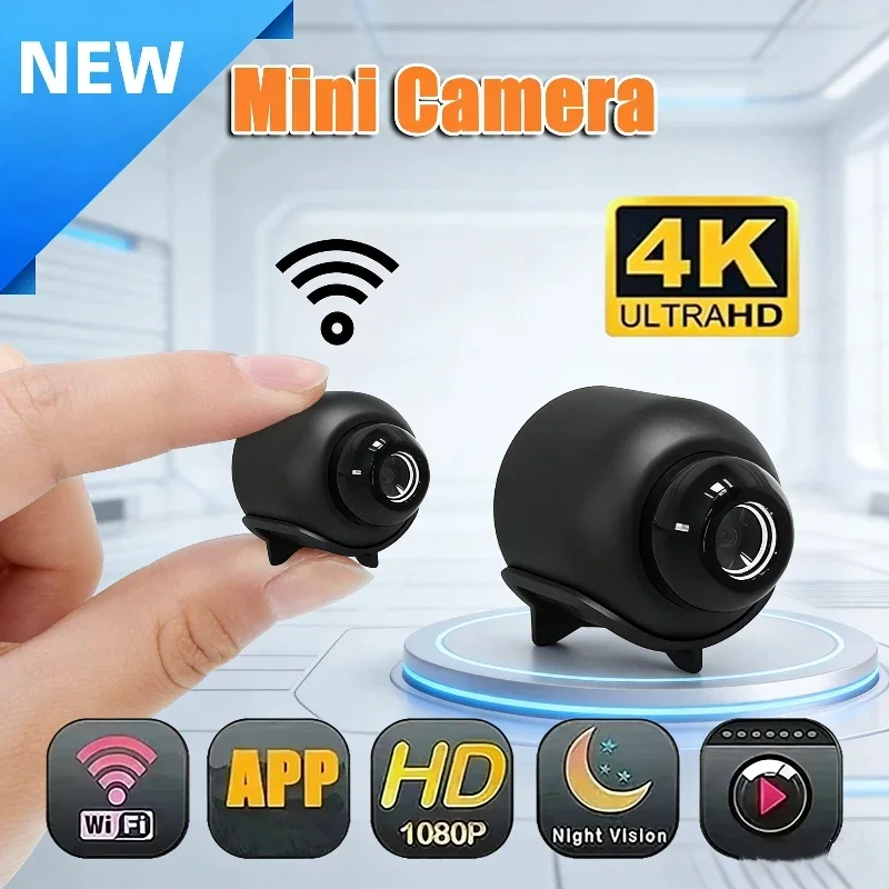 Mini 1080p HD Smart Camera Wireless Surveillance Security Video Cam Night Vision Motion Detect Camcorder Cam Monitor Smart Home