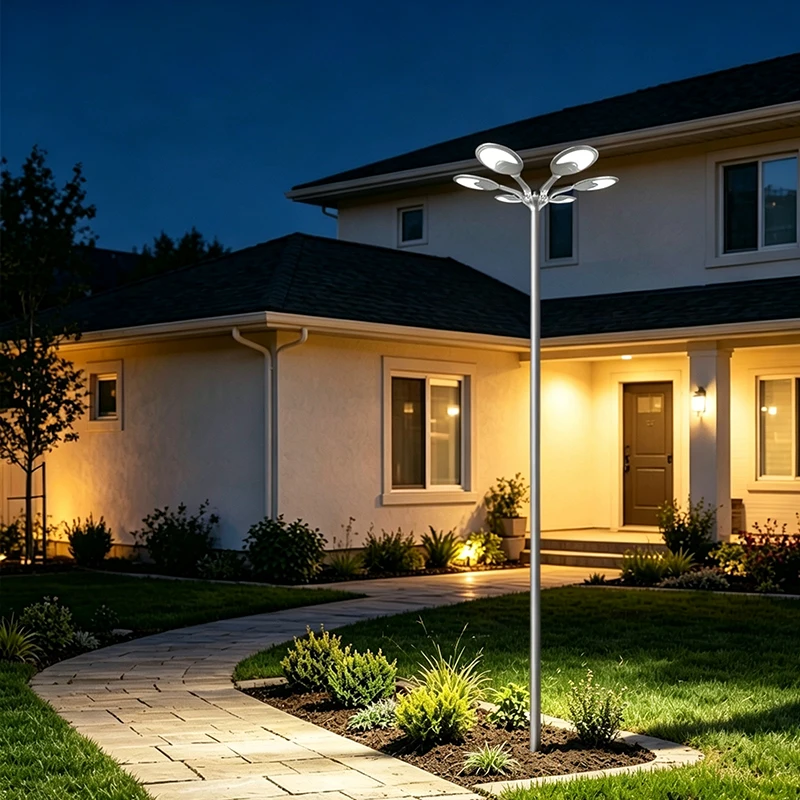 Solar-Powered Outdoor IP65 Waterproof Ultra-Bright LED Garden Villa Courtyard Lights for Scenic Roads & Residential Areas