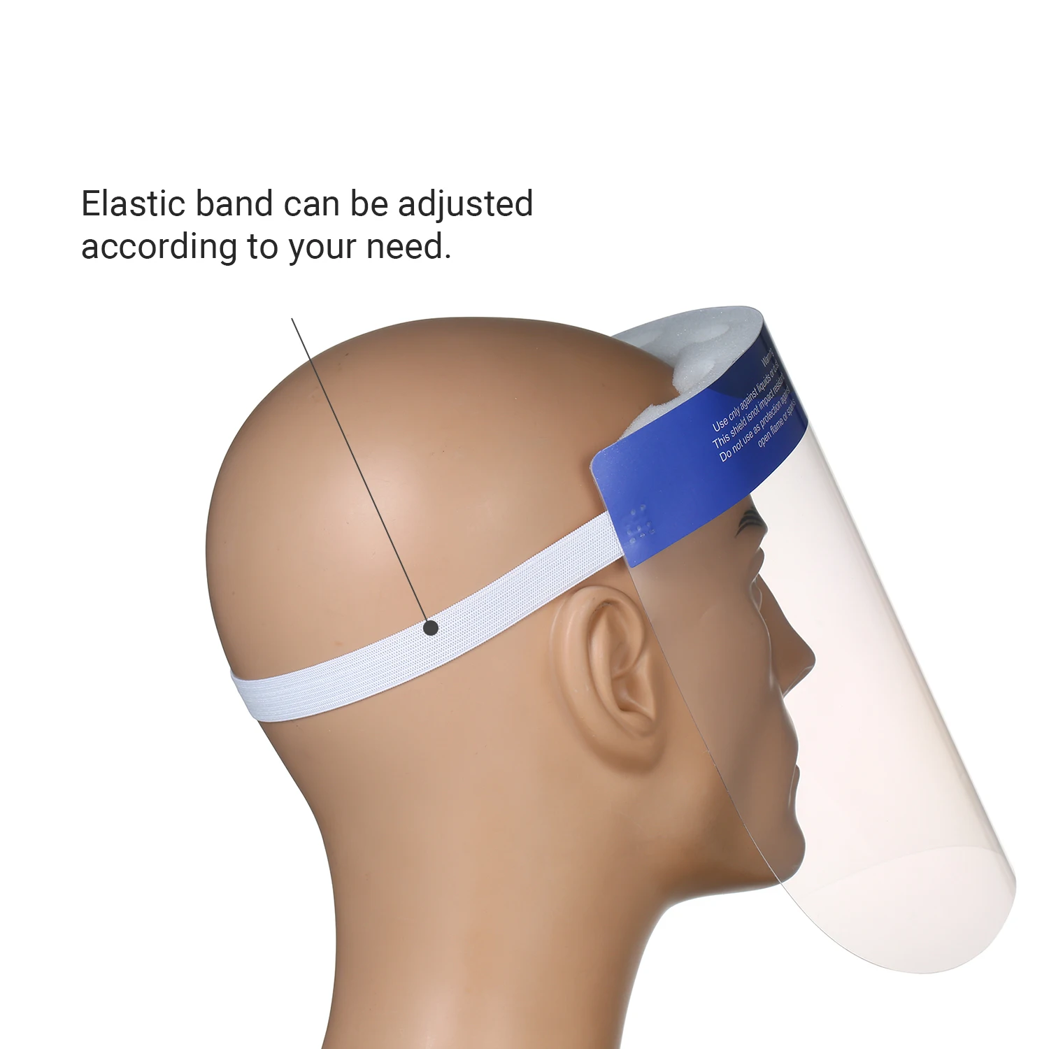 

10Pcs/Pack Disposable Safety Face Shield Fluid Resistant Full Face Mask Transparent Single Use Mask Visor Protection