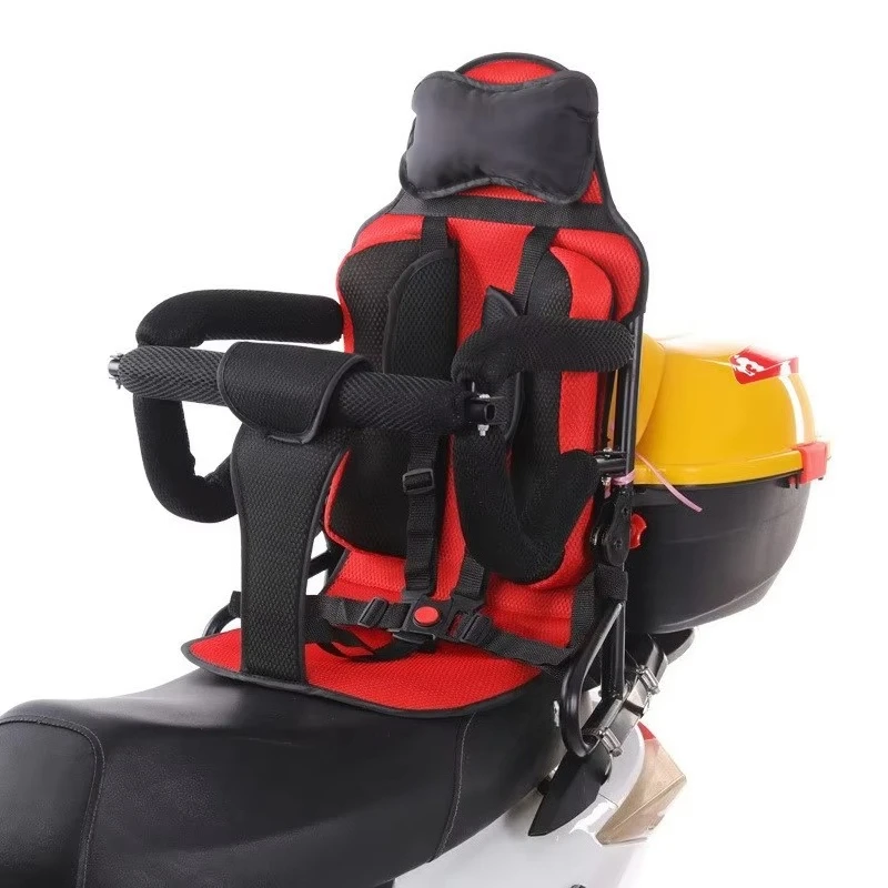 2026Electric Motorcycle Safty Seat Seat Foldable Motorcycle Safety General Guardrail With Rear