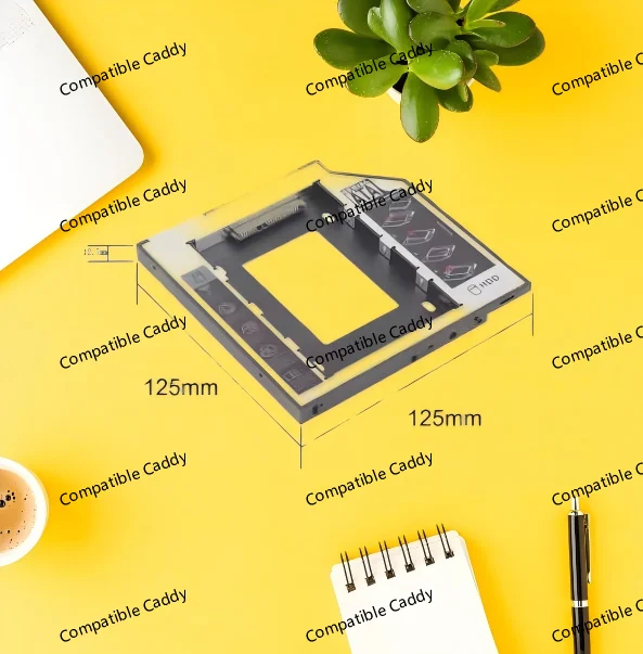 12.7mm SATA HDD SSD Hard Drive Disk Caddy/bracket for Acer Aspire AZ3-105 AZ3-605 AZ3-610 AZC E1-410G ES 15 Revo RL100