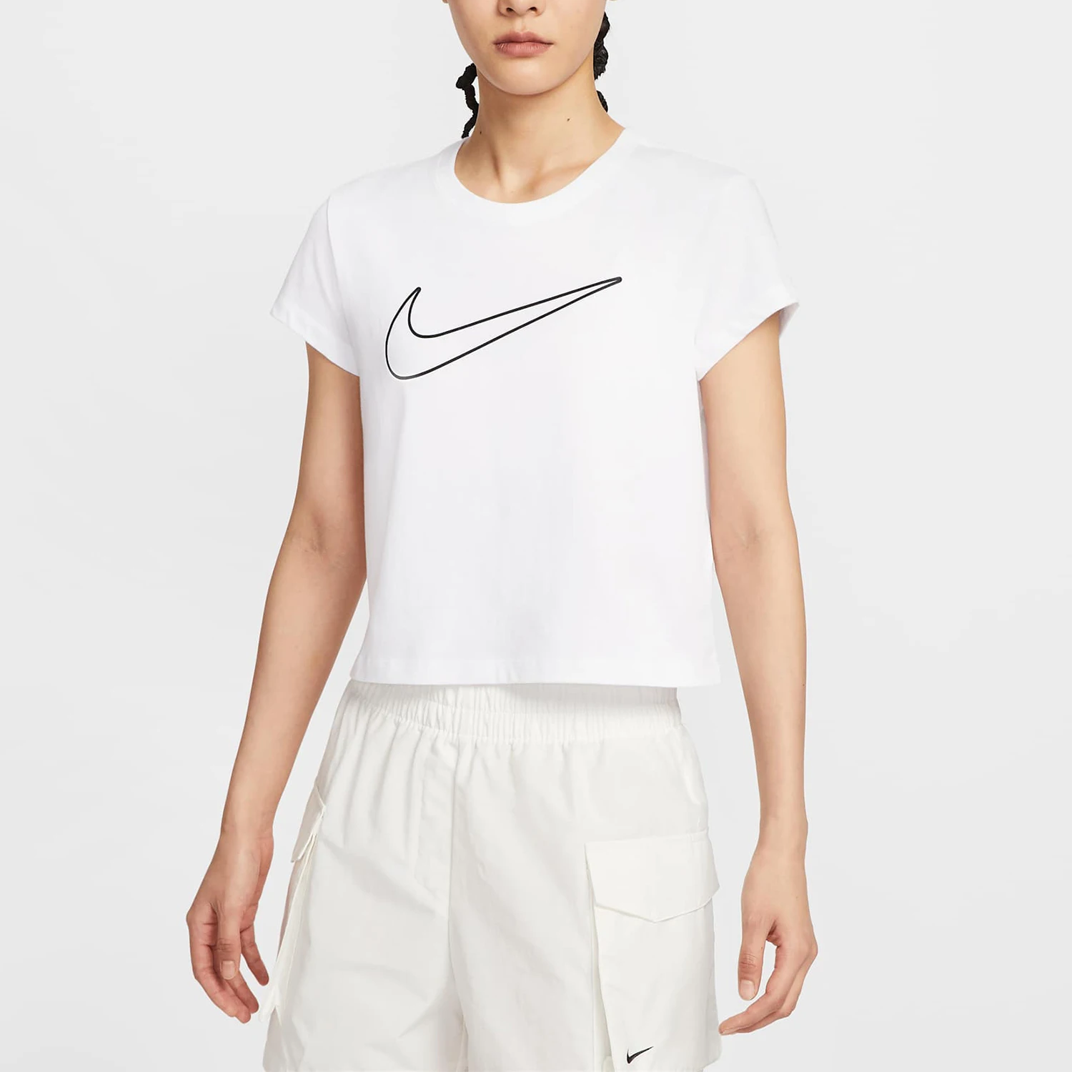 

Nike Authentic 2025 Autumn Women's Casual Breathable Ribbed Short Sleeve HV5003-100
