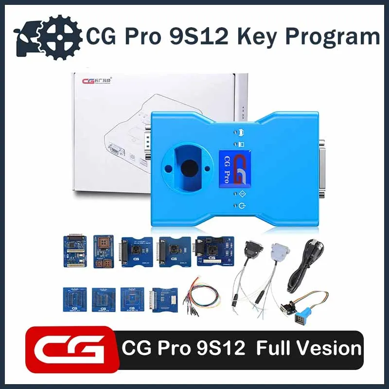 

S++ Quality CG Pro 9S12 Programmer Full Version with All Adapters Support 35160WT/ 35080/ 35128 Free Update Online Lifetime