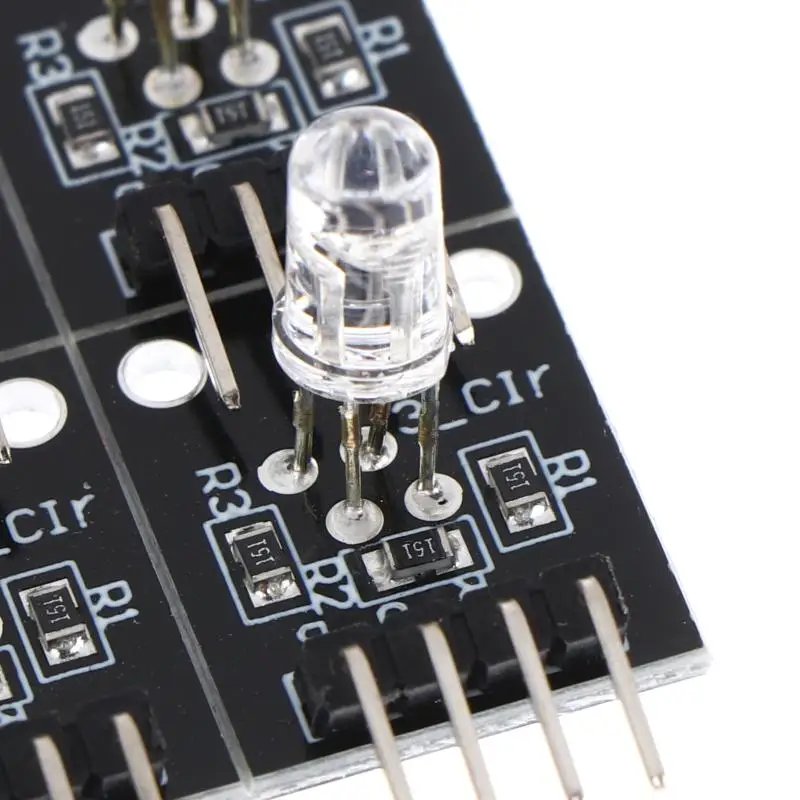 10/20/30 pièces 3 couleurs RGB LED capteur Module ensemble 4Pin touches RGB Module bricolage Kit de démarrage pour Arduino