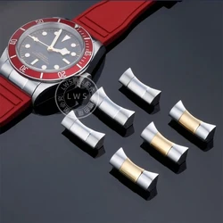 For Tudor 1958 Black Bay Arc Stainless Steel Head Grain 79030N M79030b Metal End Link Strap 39mm Adapter Connector 21mm 22mm