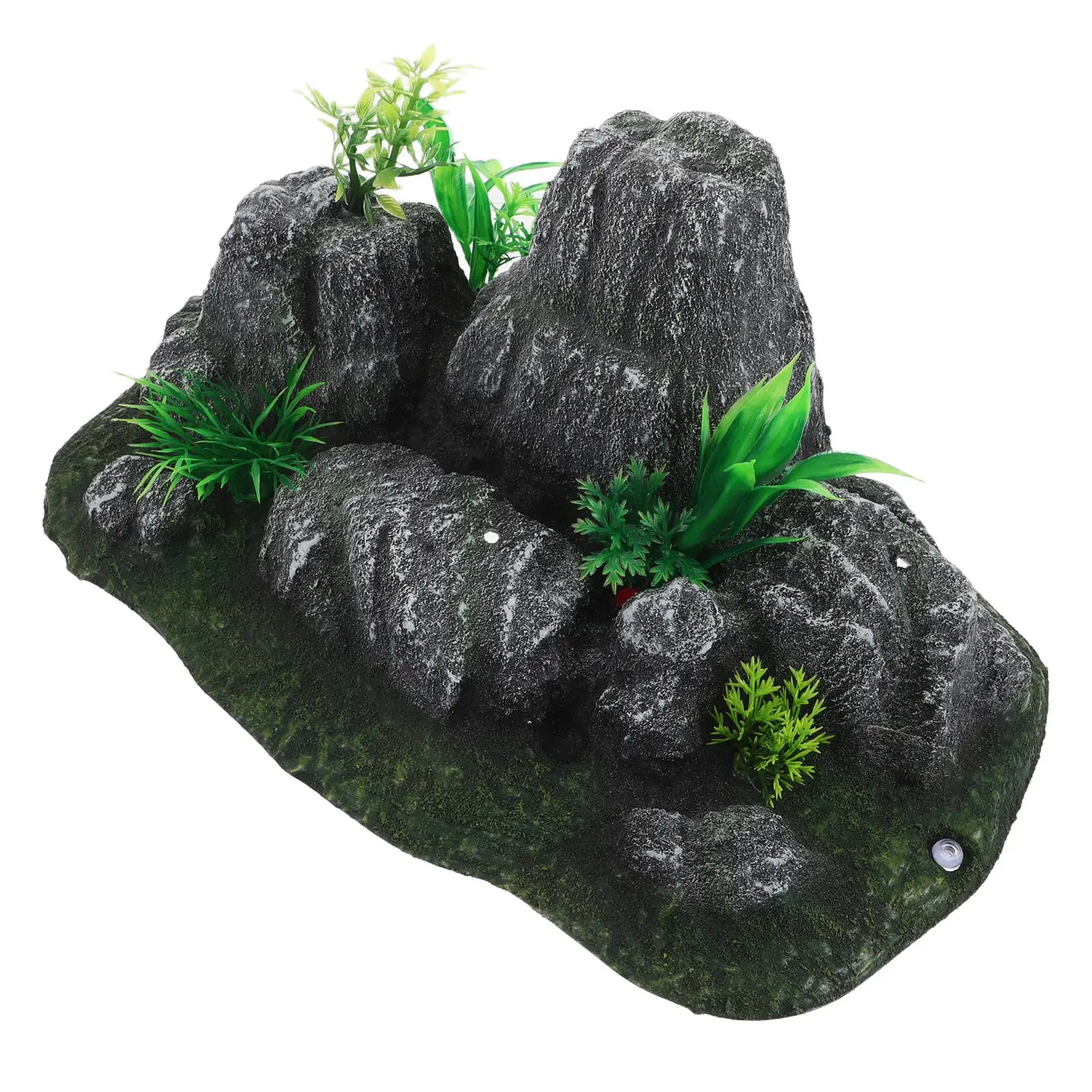 

Fish Tank Decoration Aquarium Hideaway Artificial Rock Landscapes Betta Cave Decorative Statues Resin