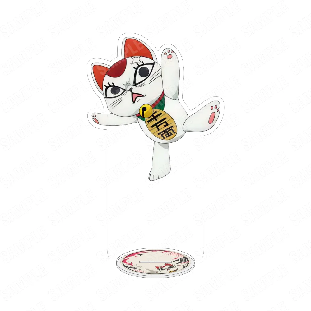 Anime Dandadan Acrylic 15CM Stand Keychain Momo Okarun Aira Turbo Granny Battle Ver. Desk Decor Collectible Gift for Fans
