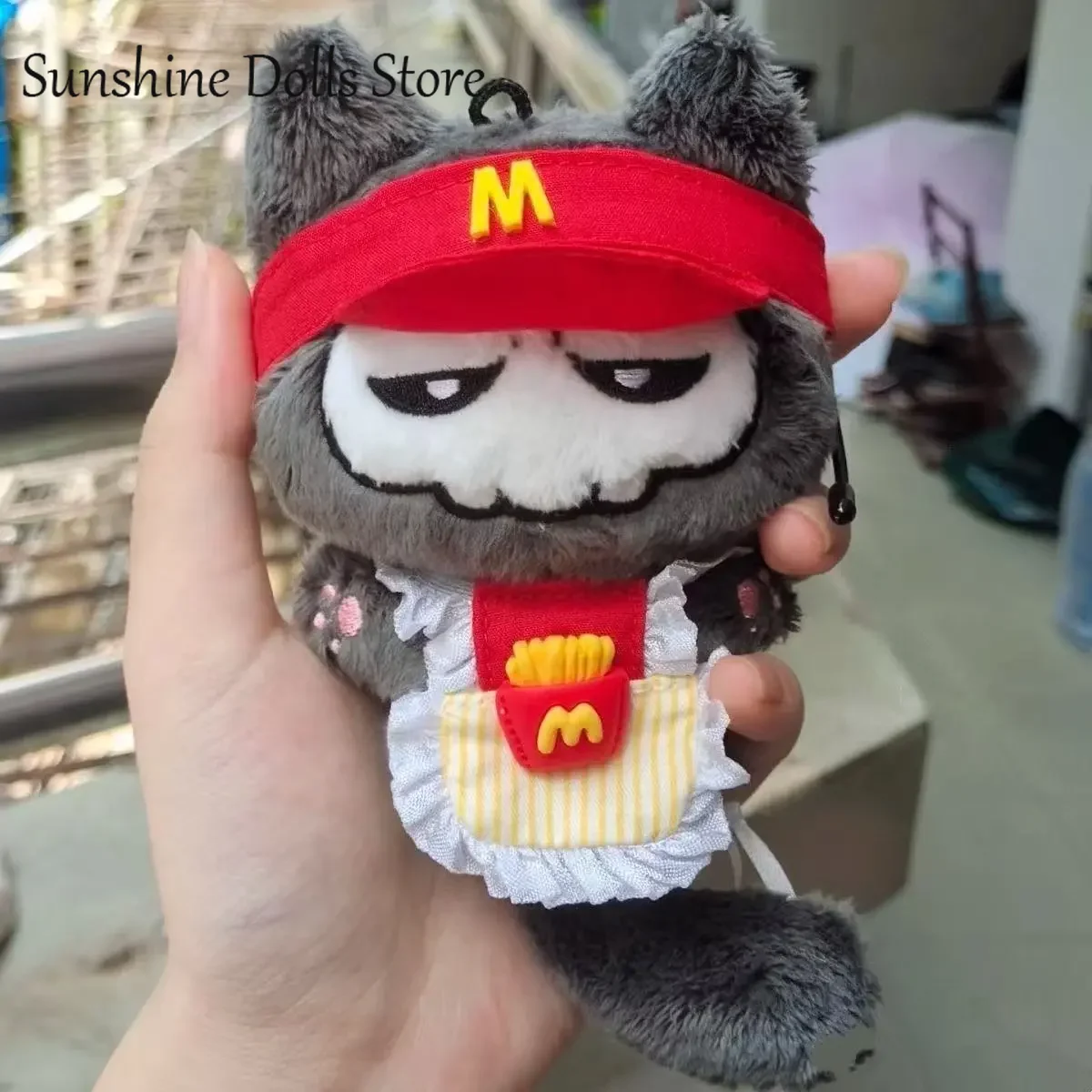 게임 속 귀여운 유령 인형 피규어 10CM 가방 장식 펜던트 열쇠고리 장난감 플러시 마스코트 장식품 선물