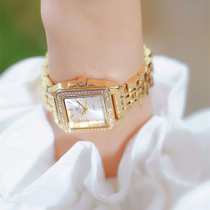 BSZhengxin Hot Sale Factory Direct Sales Foreign Trade Couple Watches Light Luxury Lucky Green Temperament Gold WatchFA1754Steel