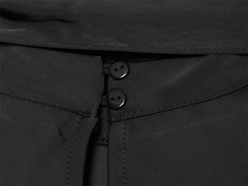 HXAO Spitzenkleider für Damen, Sommer, schwarzes Midi-Satin-Kleid, asymmetrisches, kurzärmeliges Kleid, elegantes, kokettes Partykleid – Detail 12