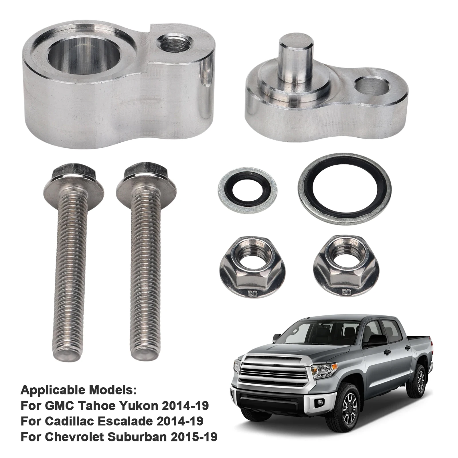 

Car Rear Air Conditioning A/C Block Off Kit for Chevy Suburban 2015-19 for Cadillac Escalade 2014-19