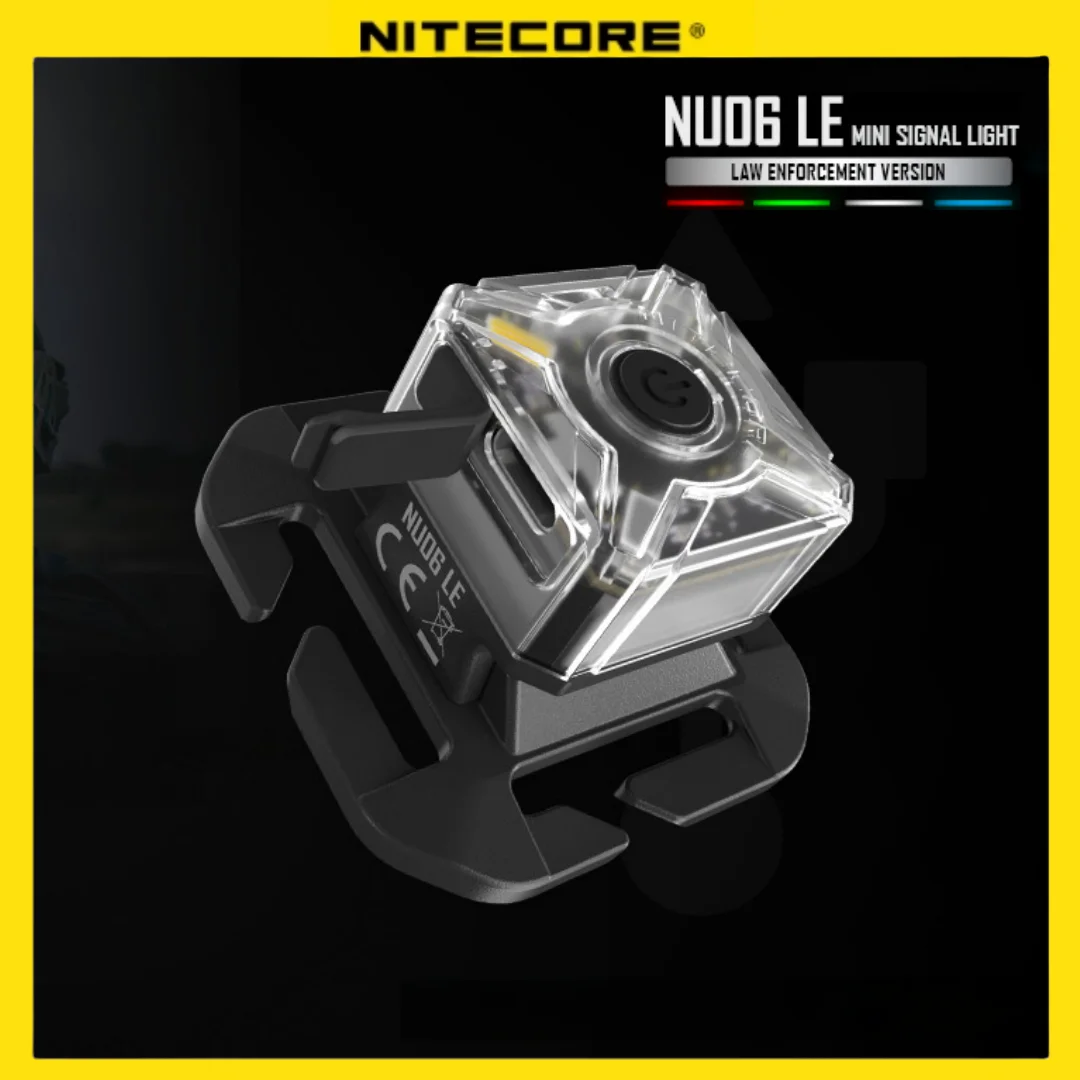 الأصلي Nitecore NU06 LE تحذير كشافات الأشعة تحت الحمراء مصباح إشارة أضواء مصباح إشارة أضواء دراجة تسلق ضوء شرطة الطوارئ