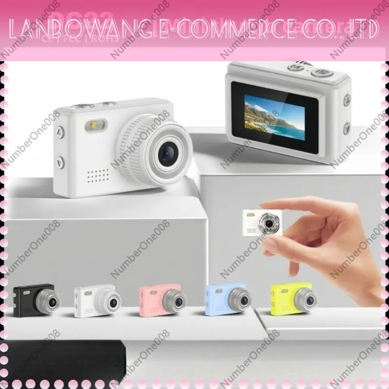 HD Mini Thumb Digital Camera Portable Pocket Camera for Kids Students Cycling Climbing Hiking Selfie