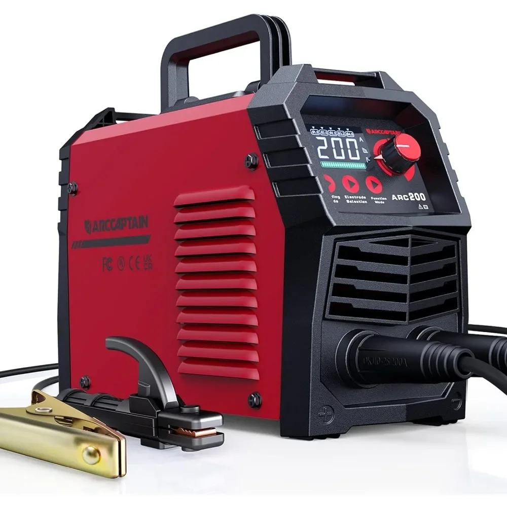 

200A ARC/Lift TIG Welding Machine with Synergic Control, IGBT Inverter 110V/220V Portable MMA Welder Machine with Hot Start