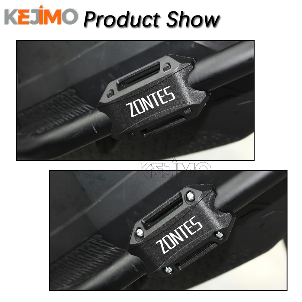 

FOR ZONTES 368G G368 2024 2025 368E / M 350E G1 125 125U 150 310T Motorcycle 25MM Engine Guard Bumper Block Crash Bar Protection