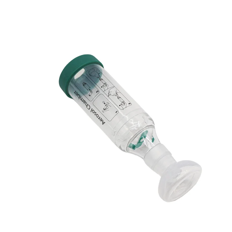 Hot seller Suitable All Ages Safety Disposable PVC Asthma Spacer Aerosol Chamber spacer for aerosol