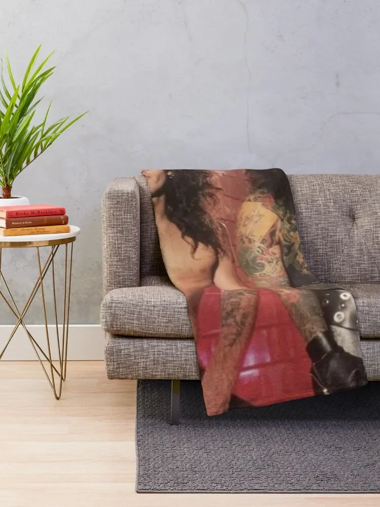 Nikki Sixx & Tommy Lee Throw Blanket Cute Decorative Sofas warm for winter Moving Blankets