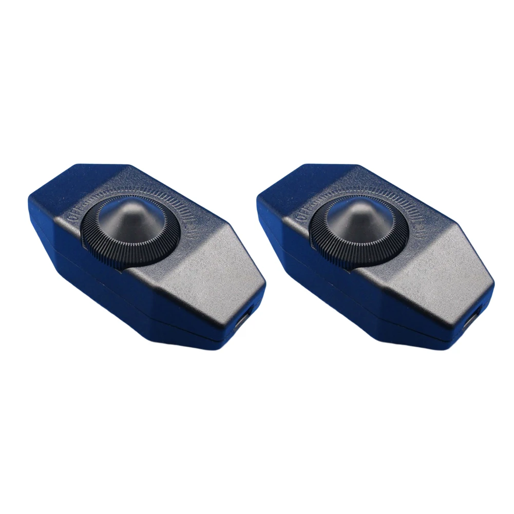 2Pcs 2A 220V Rotary Dimmer Switch Knob For LED And Incandescent Bulb Light Temperature Voltage Regulator Home Electrical Supplie