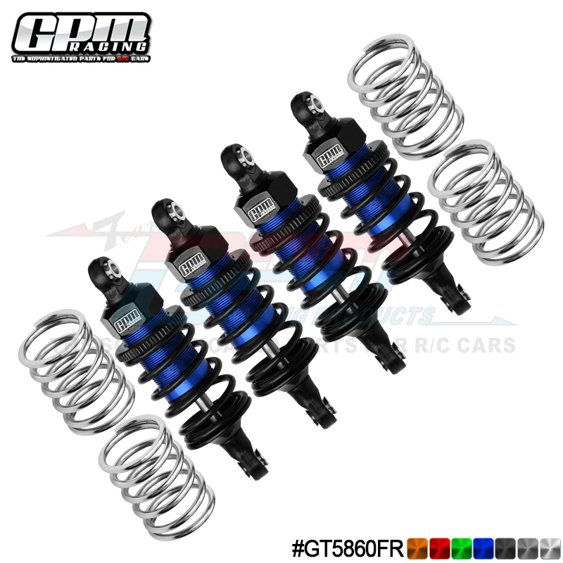 

GPM Alu F (58mm)&R(60mm) Oil Filled Ultra Shocks For TRAXXAS Ford GT 4-TEC 2.0