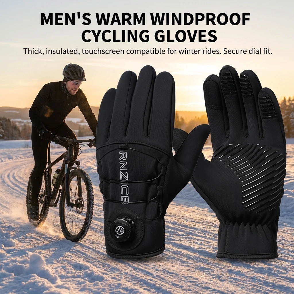 

Winter Motorcycle Gloves Touch Screen Thermal Windproof Sports Motorbike Moto Riding Racing Cycling Motocross Anti-skid Gear