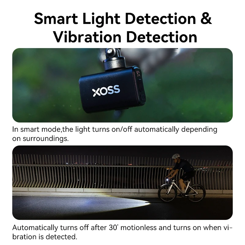 XOSS الذكية الدراجة العلوي 1000 Lm Noctera-1.0 انقطاع خط مقاوم للماء قابلة للشحن الترا برايت دراجة الجبهة مصباح الجبلية مصباح يدوي