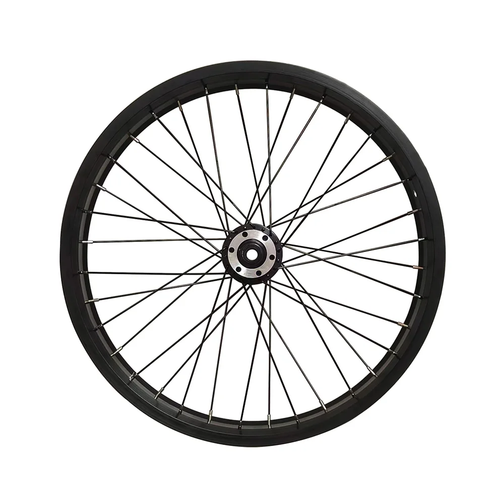 AliExpress NONE 20x4.0 Set Aluminum Bike Front Wheel 20 Inch Ebike Rims with 36 Spokes for Fatbike Bicycles Accessories