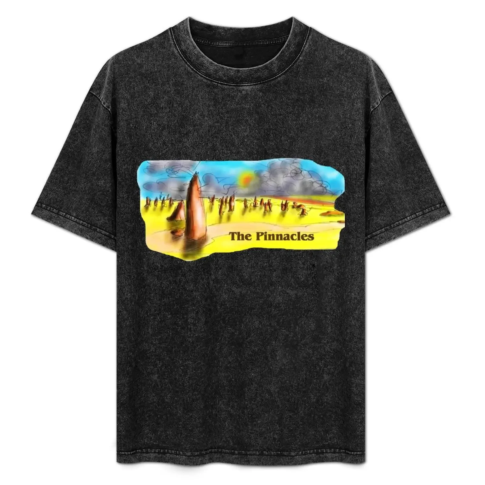 The Pinnacles T-Shirt Basic All Season Solid T-Shirt