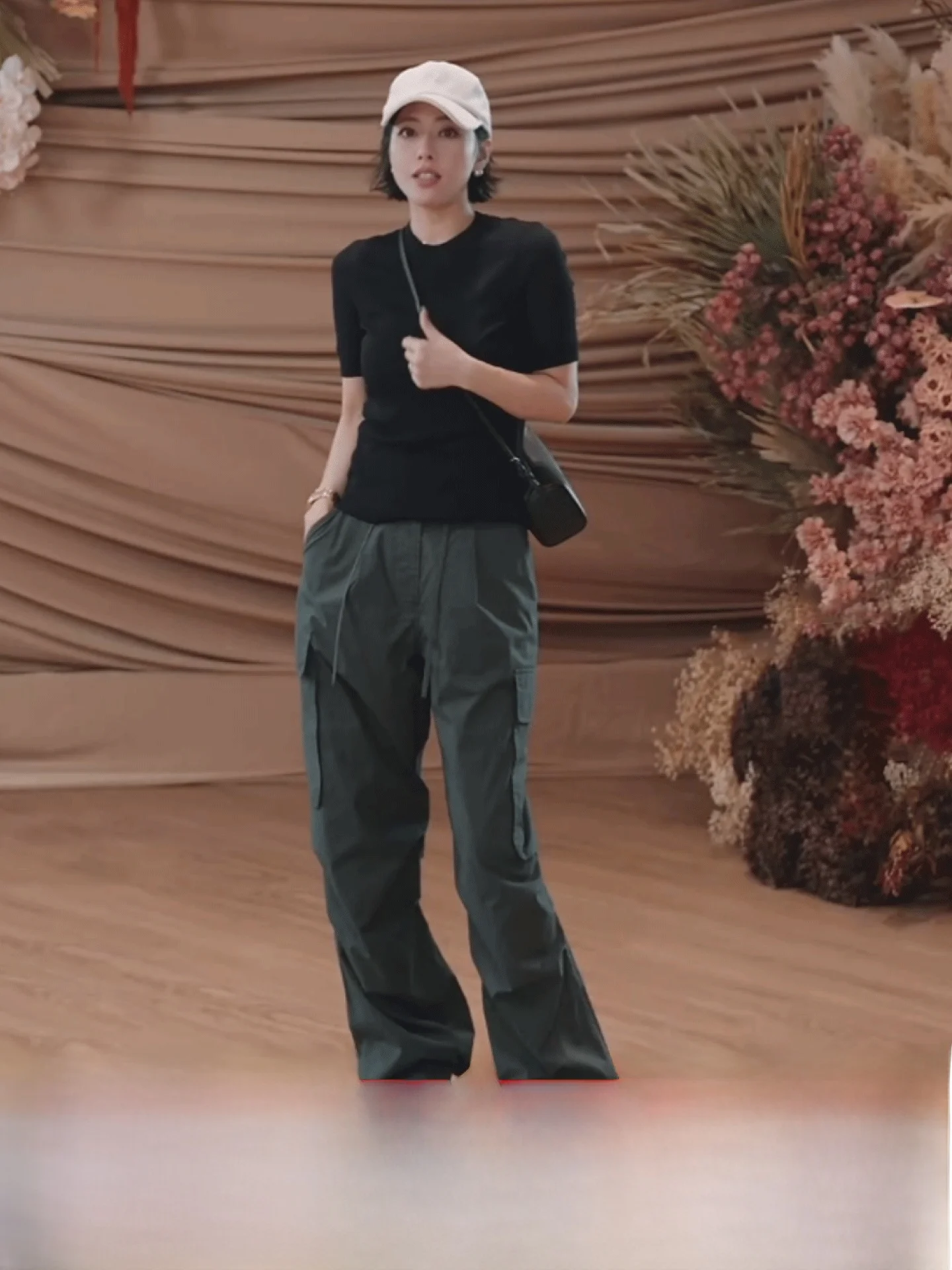 

Casual Paratrooper Workwear Pants Slanting ket Design Cotton Ladies Trousers Comfortable Fit Leisure Sle by Wei