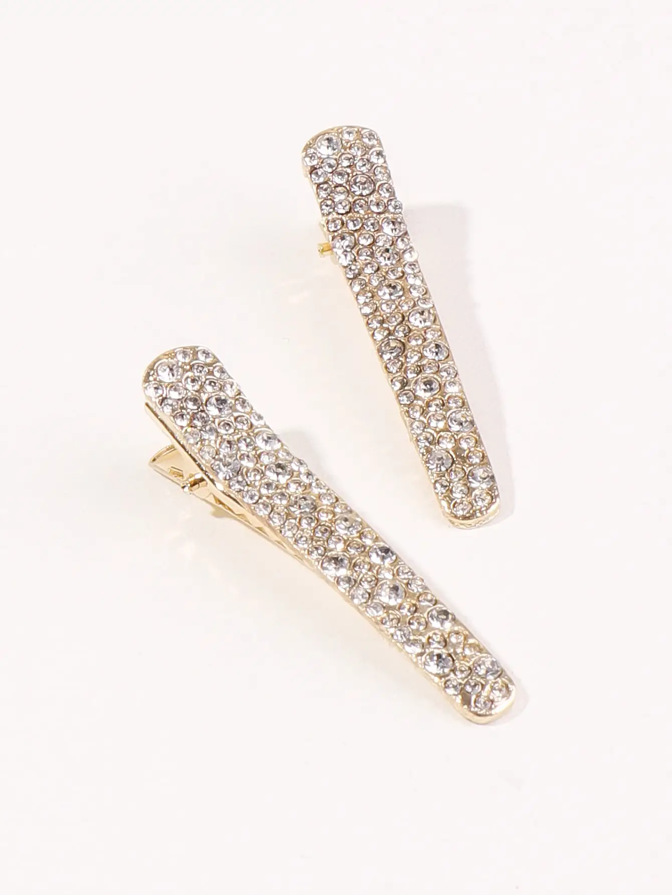 

2pcs Rhinestone Decor Hair Clip Royal Hair Accessories For Women Claw Clips Hair Claws Hair Barrettes, School Stuff