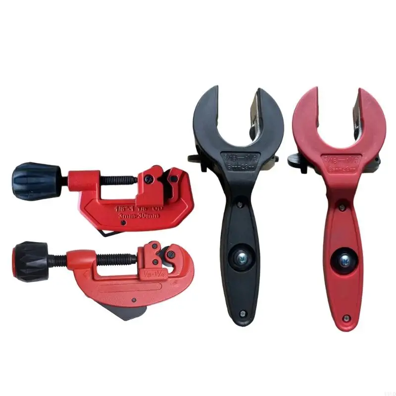 652F Multipurpose Ratchet Pipe Cutter Efficient Ratchet Pipe Cutter Hand Tool Suitable for Various Pipe Materials