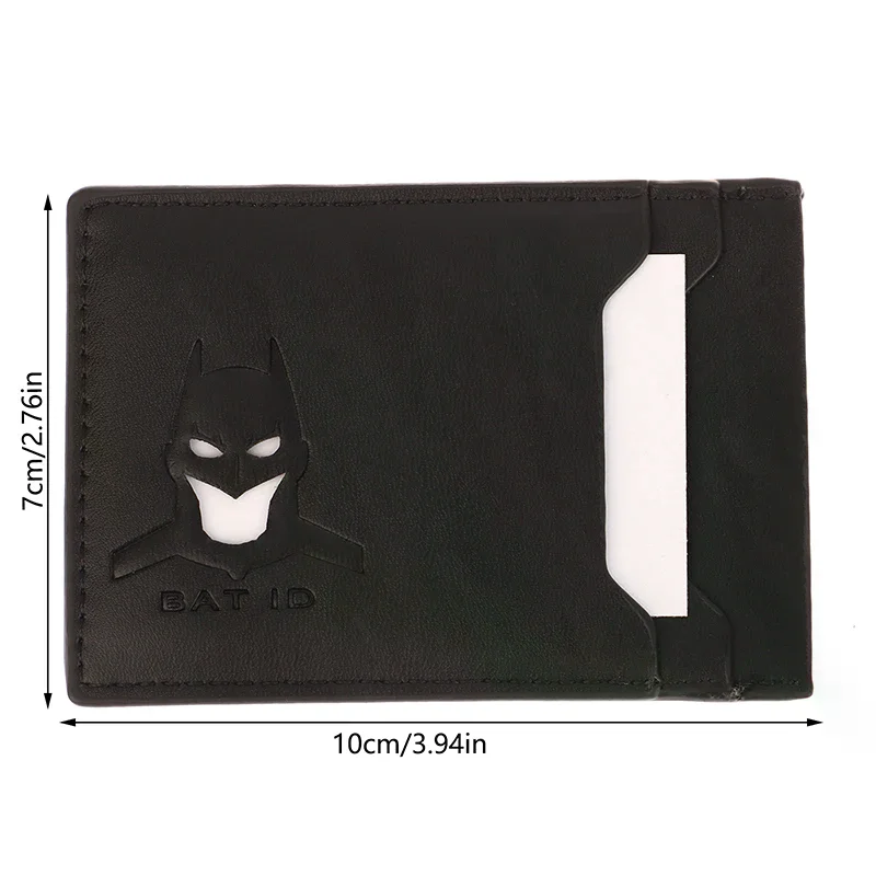 1 قطعة محفظة جلدية الخفافيش للرجال هدية شخصية للزوج عيد ميلاد فريد #6