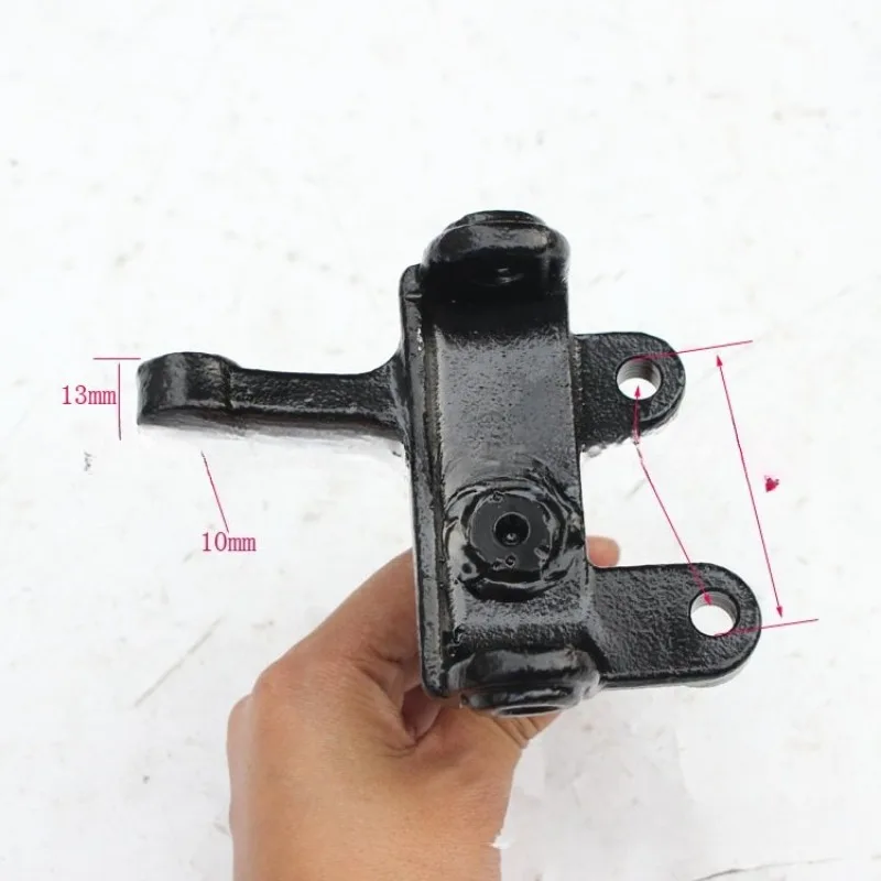 DIY homemade four-wheel calf ATV accessories modified front disc brake one-to-two four-hole flange fixing seat kit