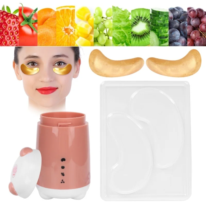 

C5 25pcs Transparent Diy Eye Mask Mold Portable Reusable Eye Mask Patch Tray Plate Set Home Accessories For Bathroom
