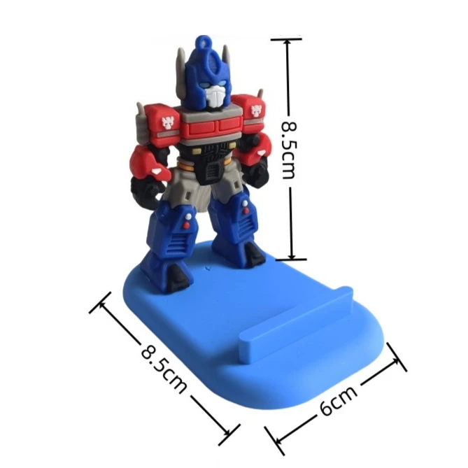 Heißer Verkauf Anime Cartoon Transformation 3D Puppe Faul Stehen Desktop Telefon Stehen Basis Kreative Dekorative Produkte Geschenke