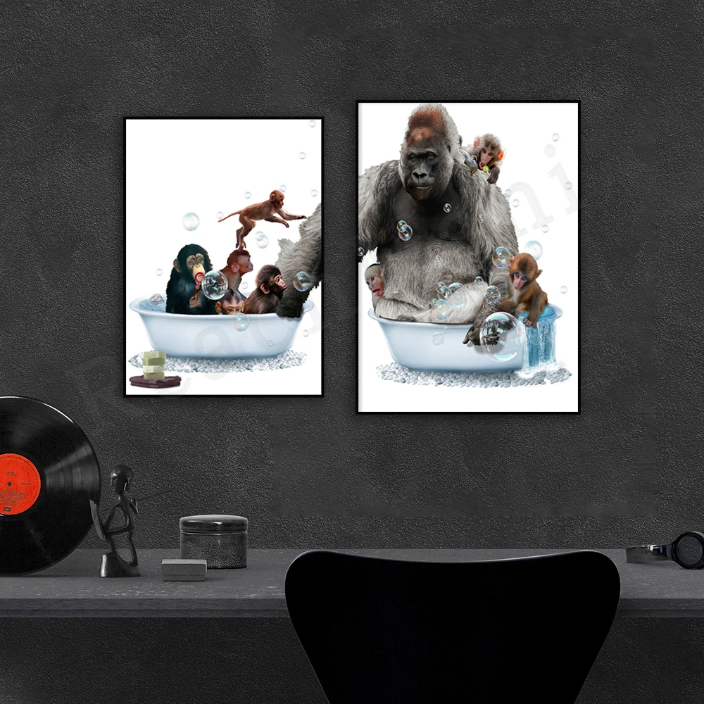 Gorilla Nursery Tub Print, Bab - Baby Zoo Nursery recension och pris