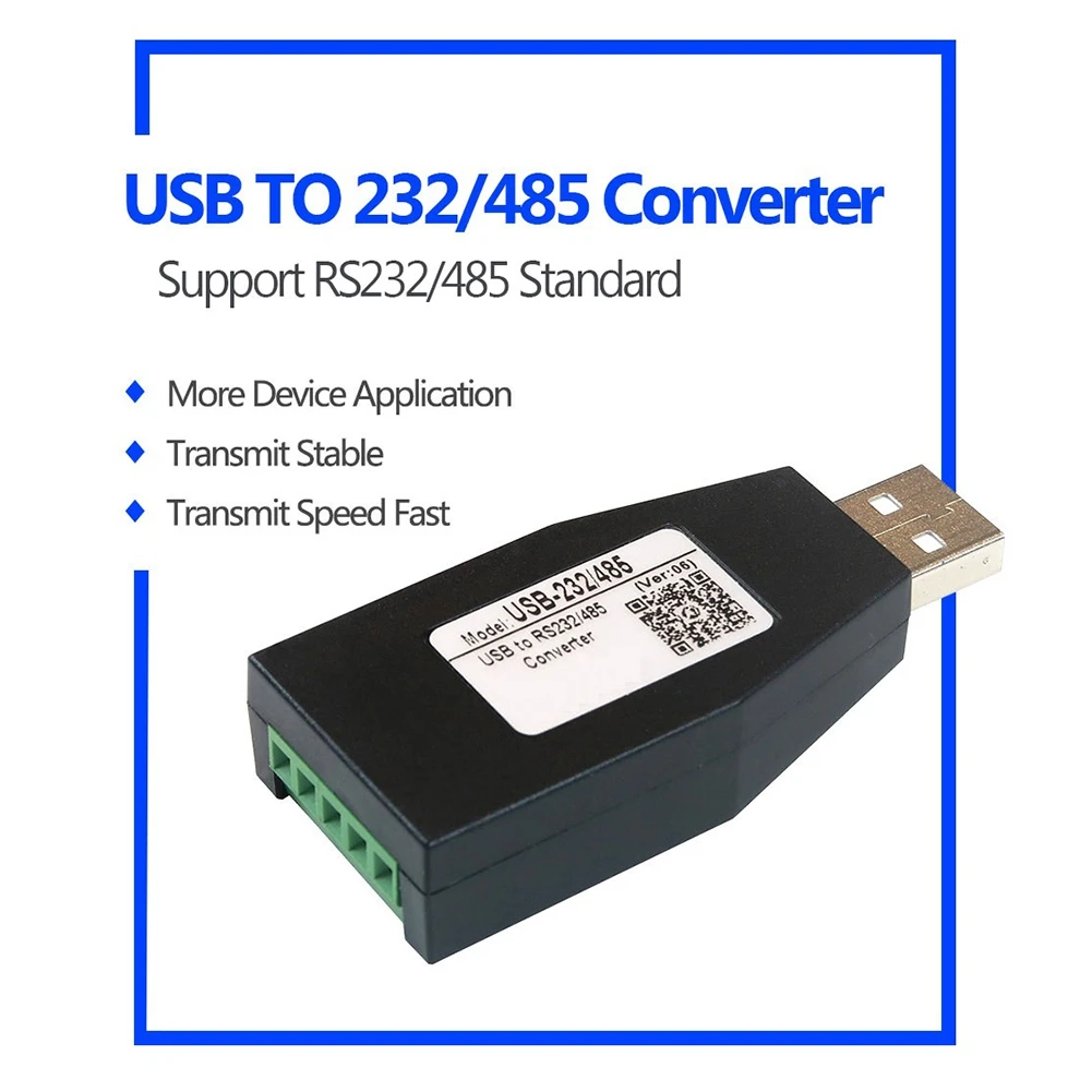 USB para RS232 RS485 Módulo de comunicação serial USB Conversor de sinal USB-232/485 de grau industrial YDH