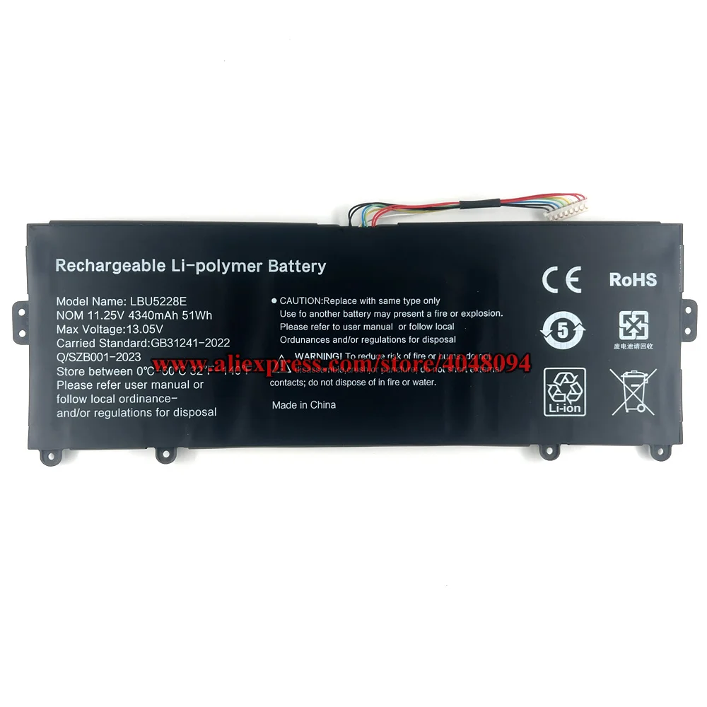 Nowy LBU5228E do LG Ultra 13U70P 24BA0130C234 Series 11.25V 51Wh 4340mAh — zdjęcie produktu 2