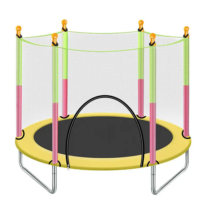 New arrival garden playground kids trampoline with safety net