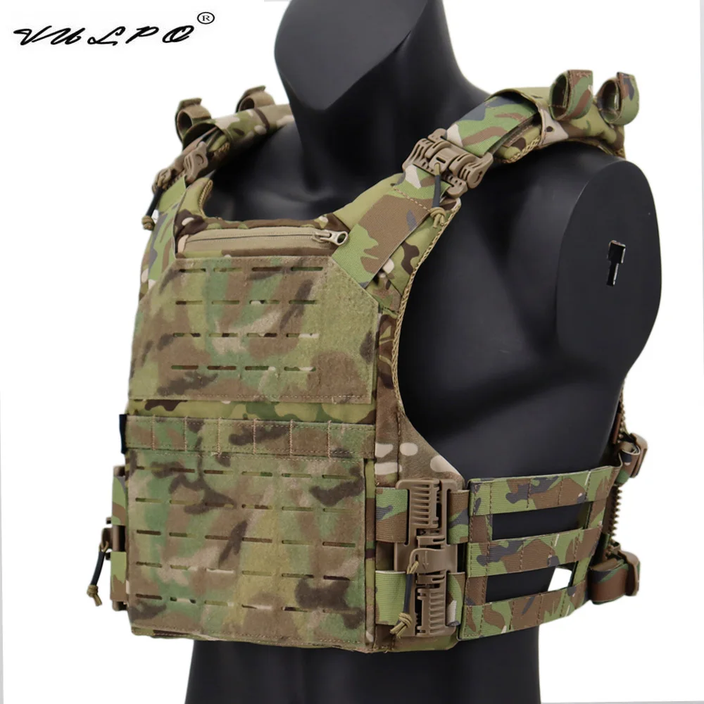 

VULPO Israel K19 Tactical Vest Plate Carrier MOLLE Quick Release System Cummerbund Vest For Hunting Airsoft Vest Gear Multicam