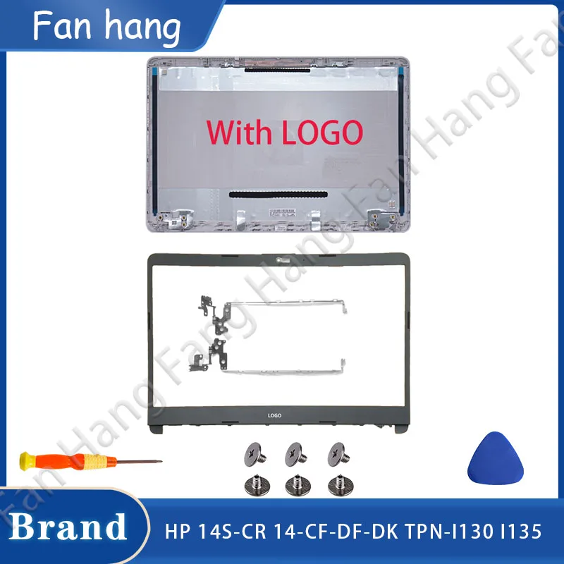 New Laptop Case For HP 14S-CR 14S-CF 14-DF 14-DK 14-CR TPN-I130 I135 LCD Back Cover Top Rear Lid Front Bezel Palmrest Bottom