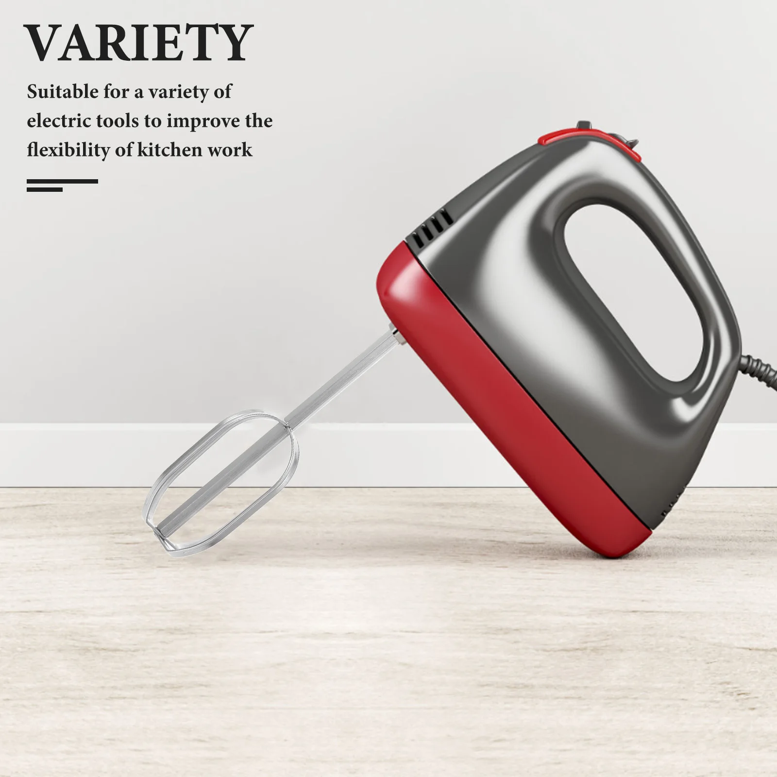 

Stainless Steel Electric Meat Mixer Beater Attachment Extended Design Hand Mixer Accessory Replacement Parts Kitchen Tool