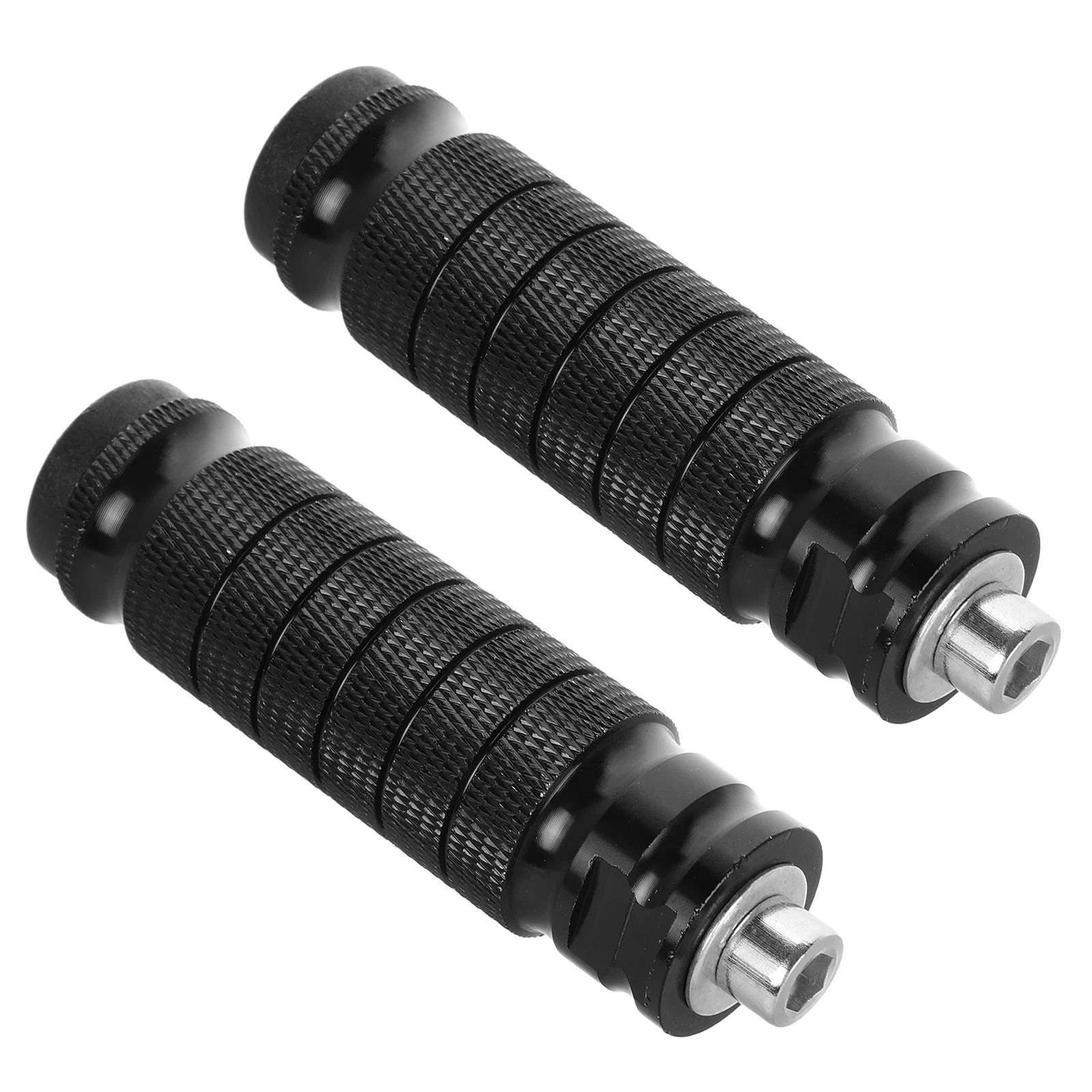 

1 Pair Foot Pegs Red Universal Rear Passenger Footrest Easy Install Lightweight Stable Support For Motorcycle Accessory Peg