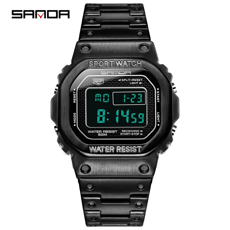 Sanda Female Electronic Watch Digital Woman Table 2020 Girl Personality Ladies Sports Watches