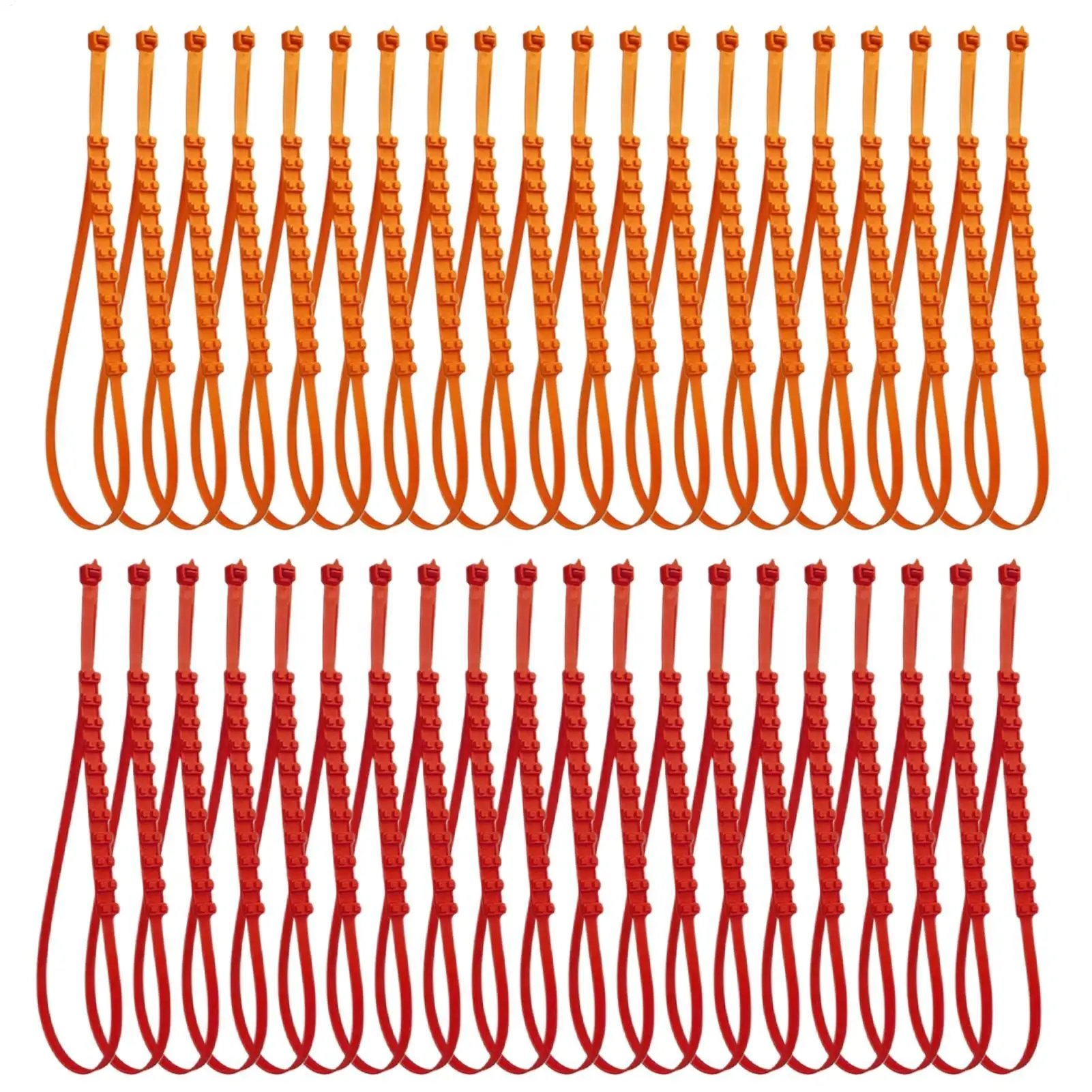 20 PCS Snow Traction Zip Ties Reusable Anti Skid Straps for Car Truck SUV Tires Ice Snow Winter Road Trip Safety